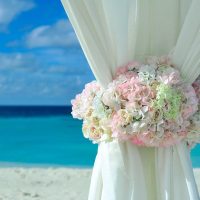 beach, curtains, wedding setup-1854072.jpg